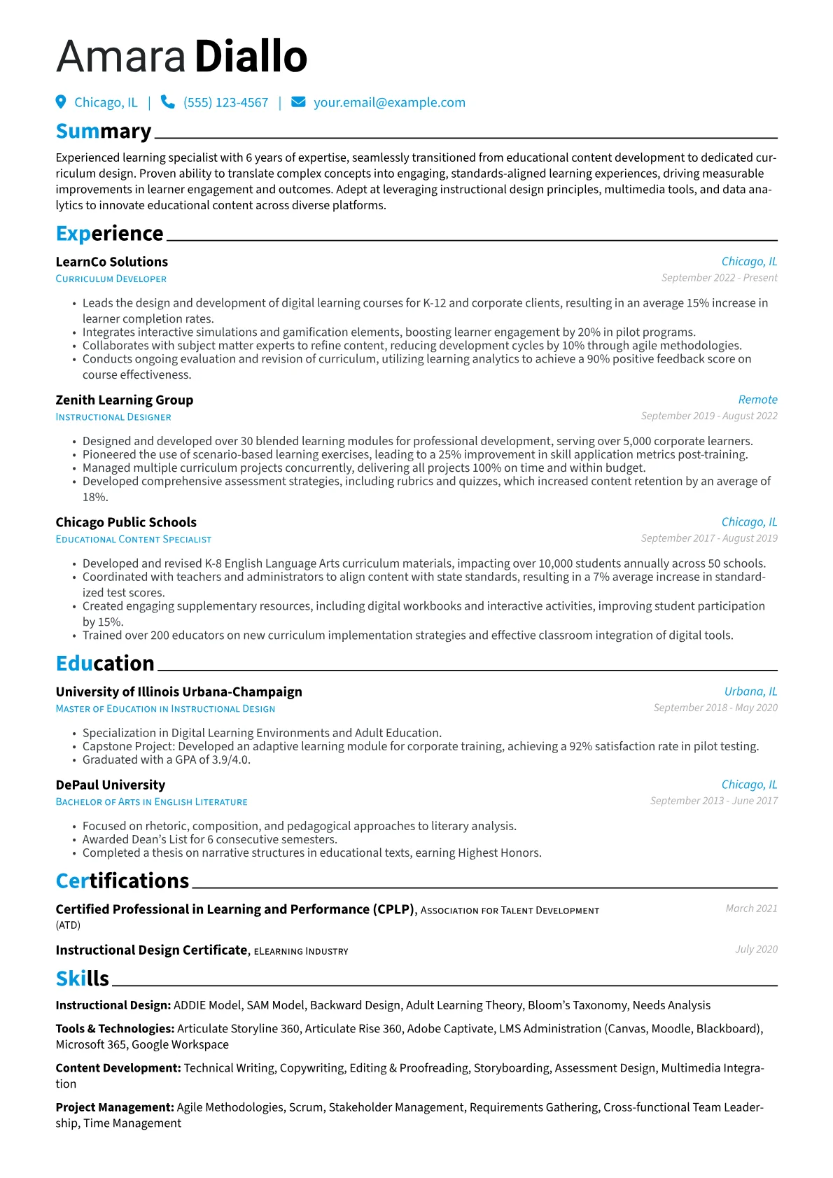 Career changer version - Page 1