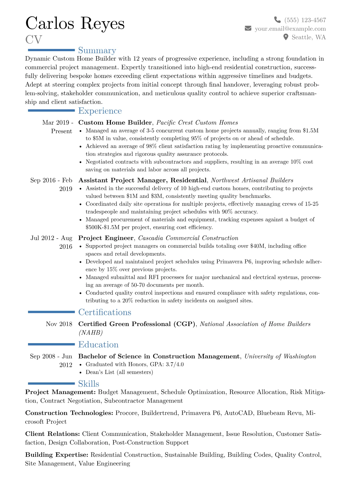 Career changer version - Page 1