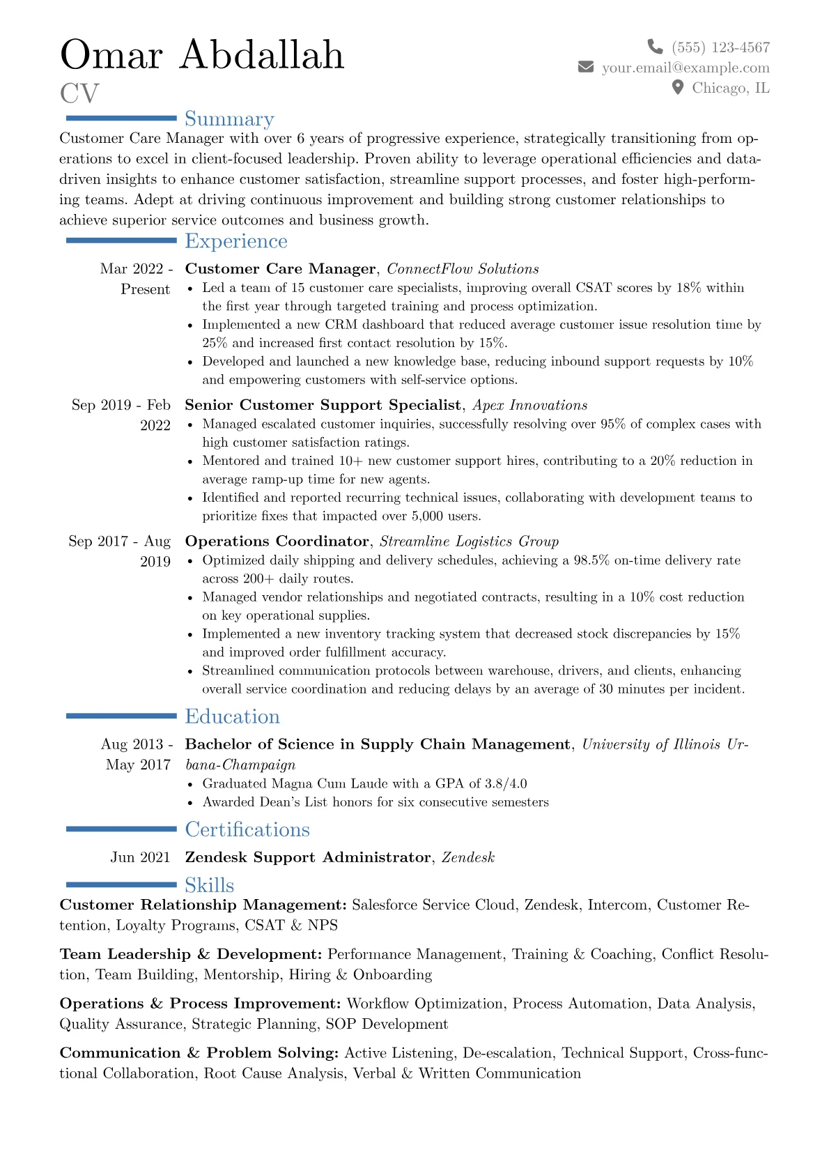 Career changer version - Page 1