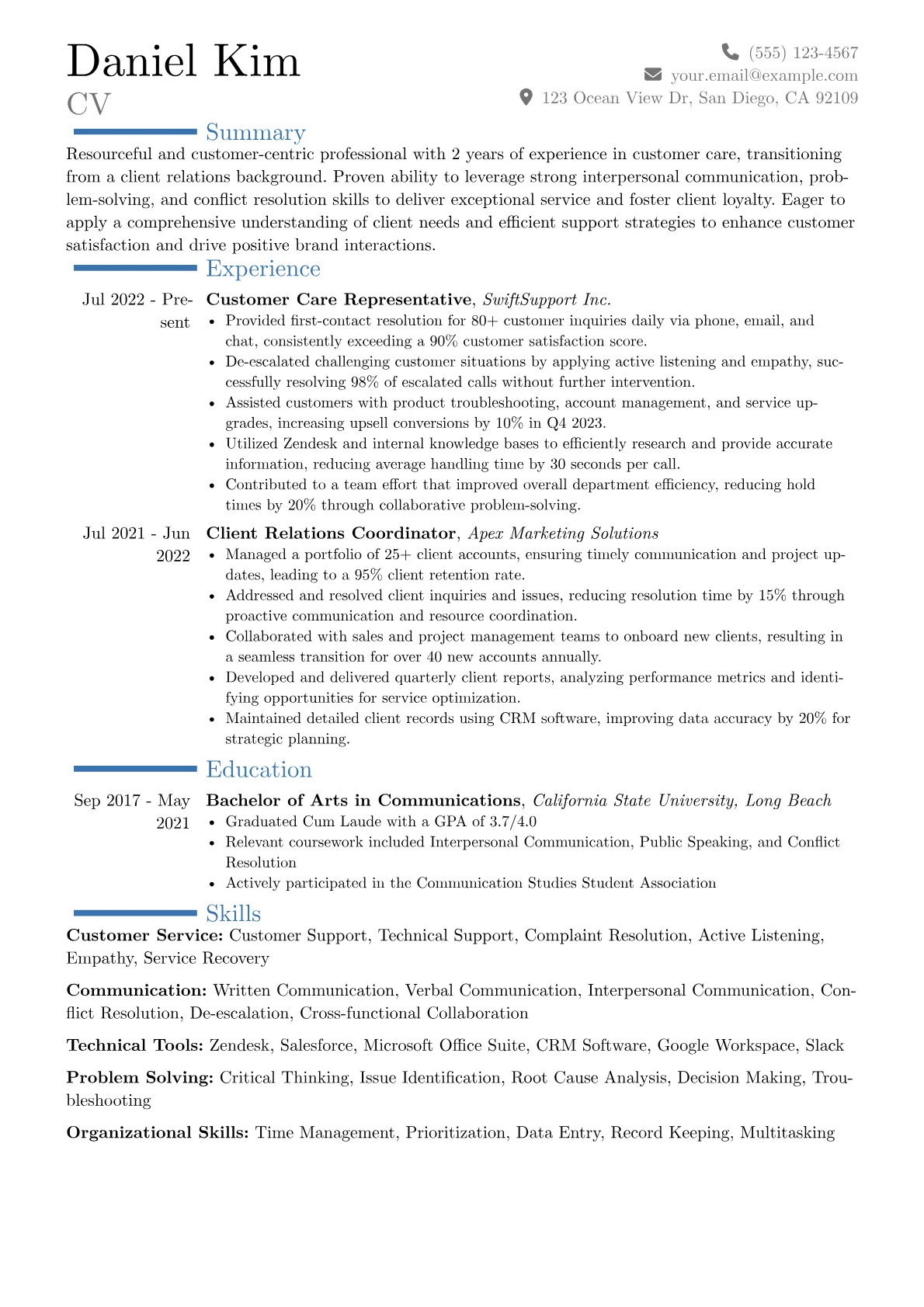 Career changer version - Page 1