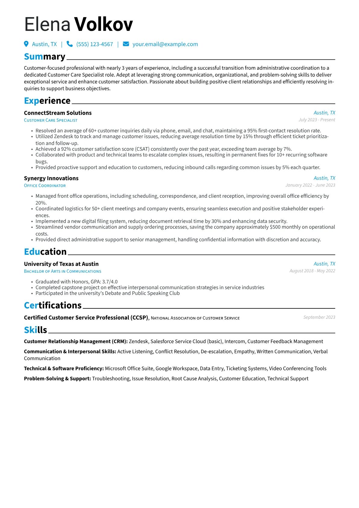 Career changer version - Page 1