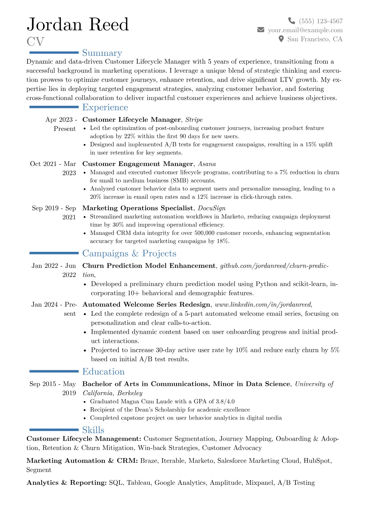Career changer version - Page 1