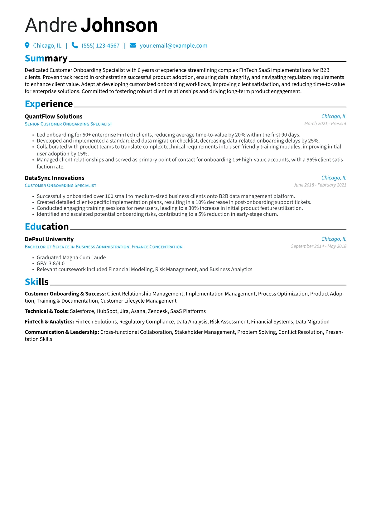 FinTech SaaS Specialist version - Page 1