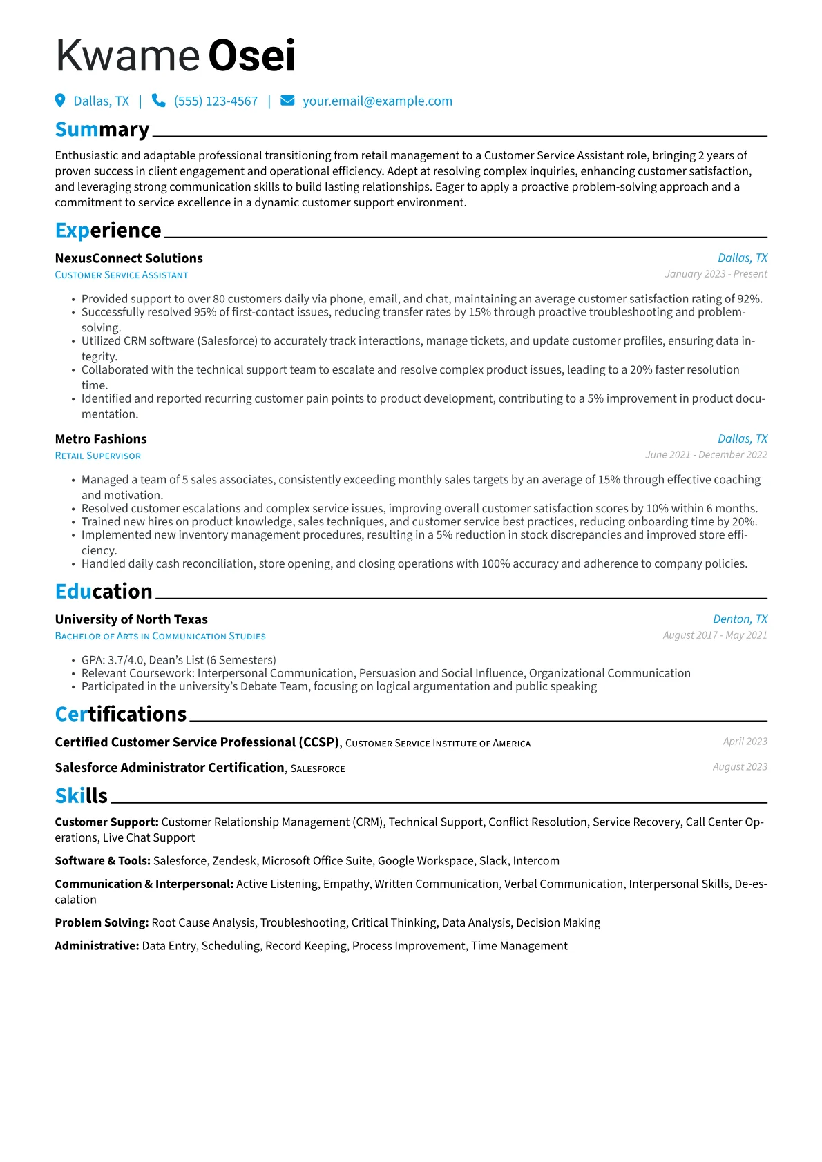 Career changer version - Page 1