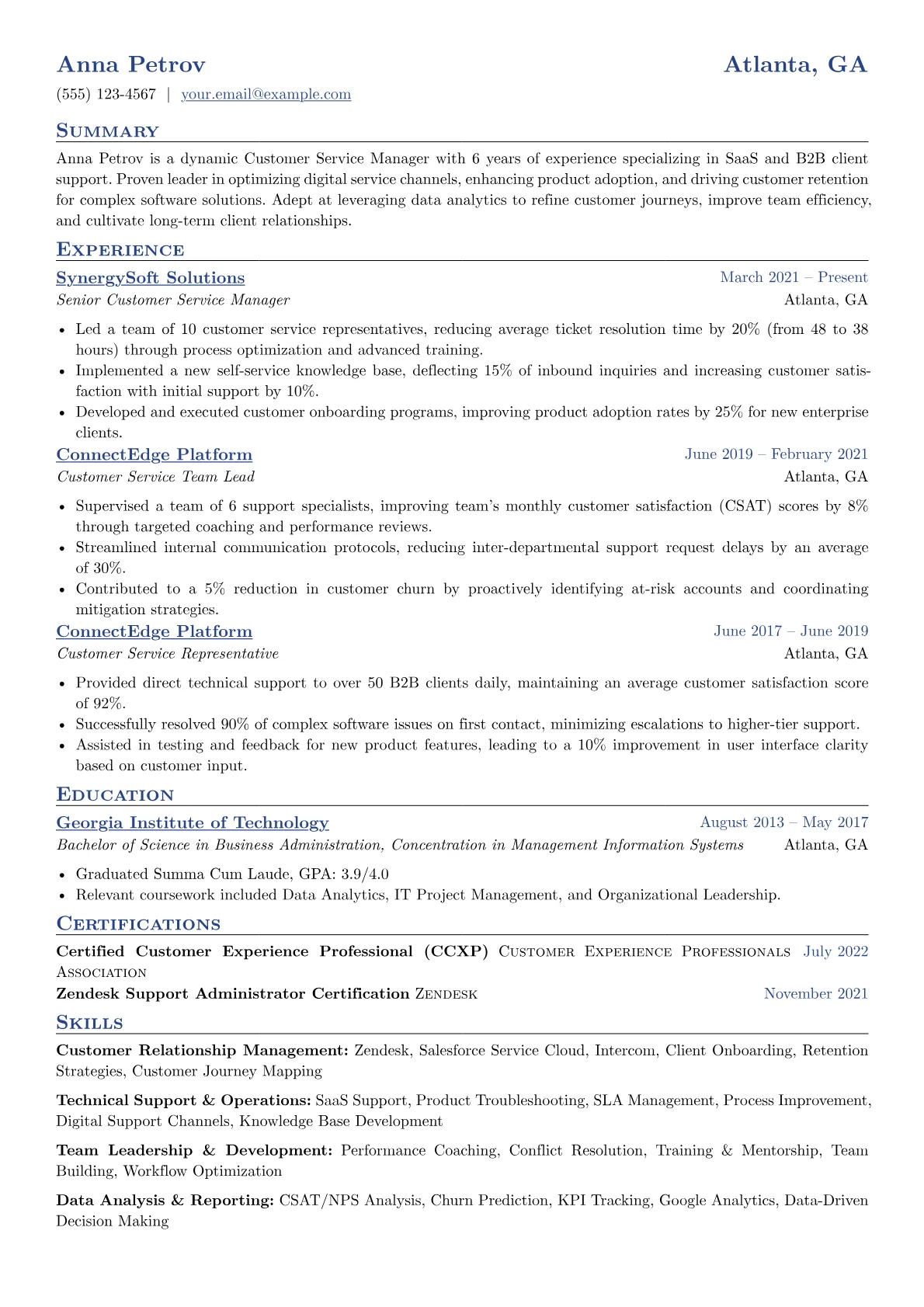 SaaS / B2B Client version - Page 1