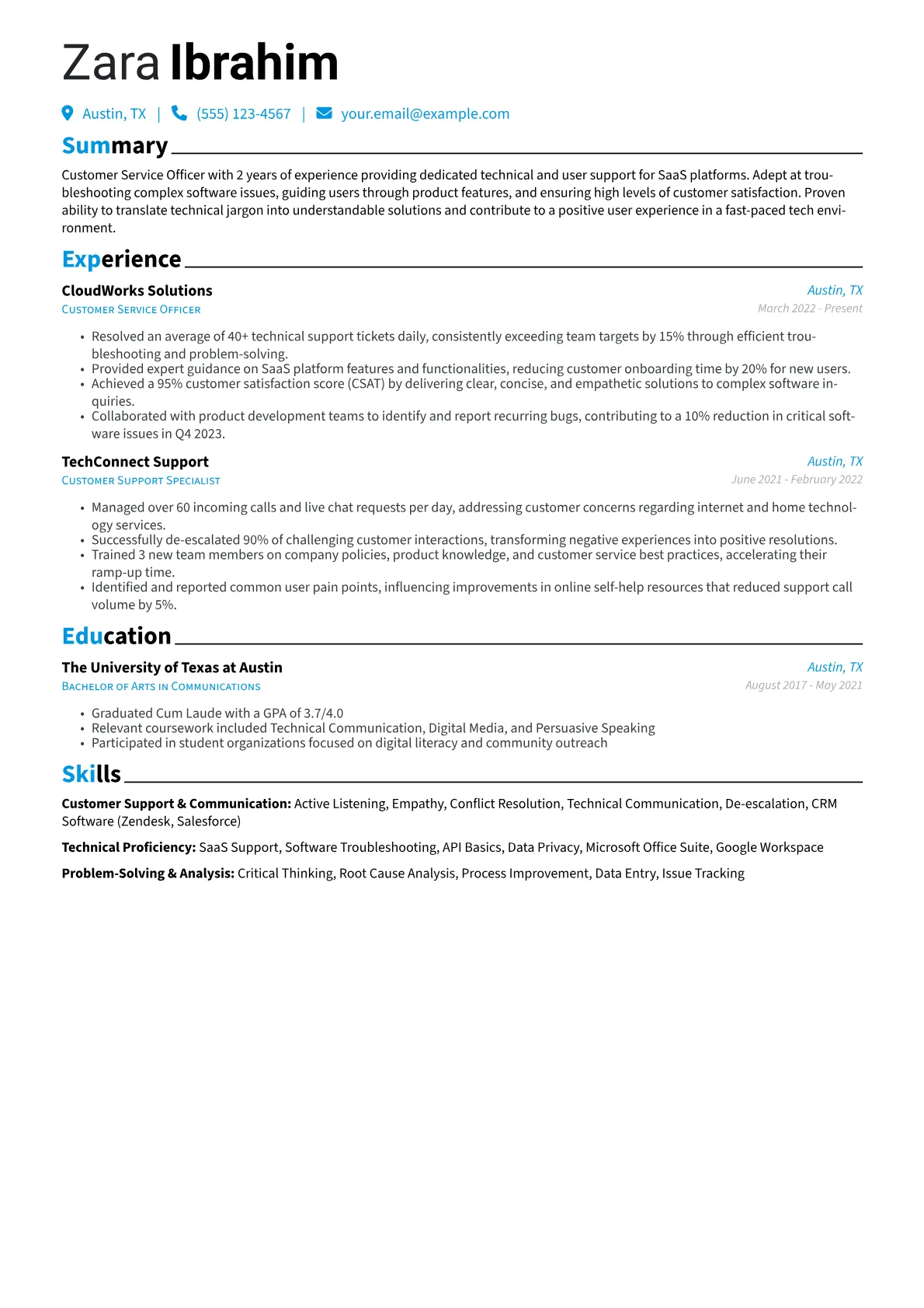 Tech Support Specialist version - Page 1