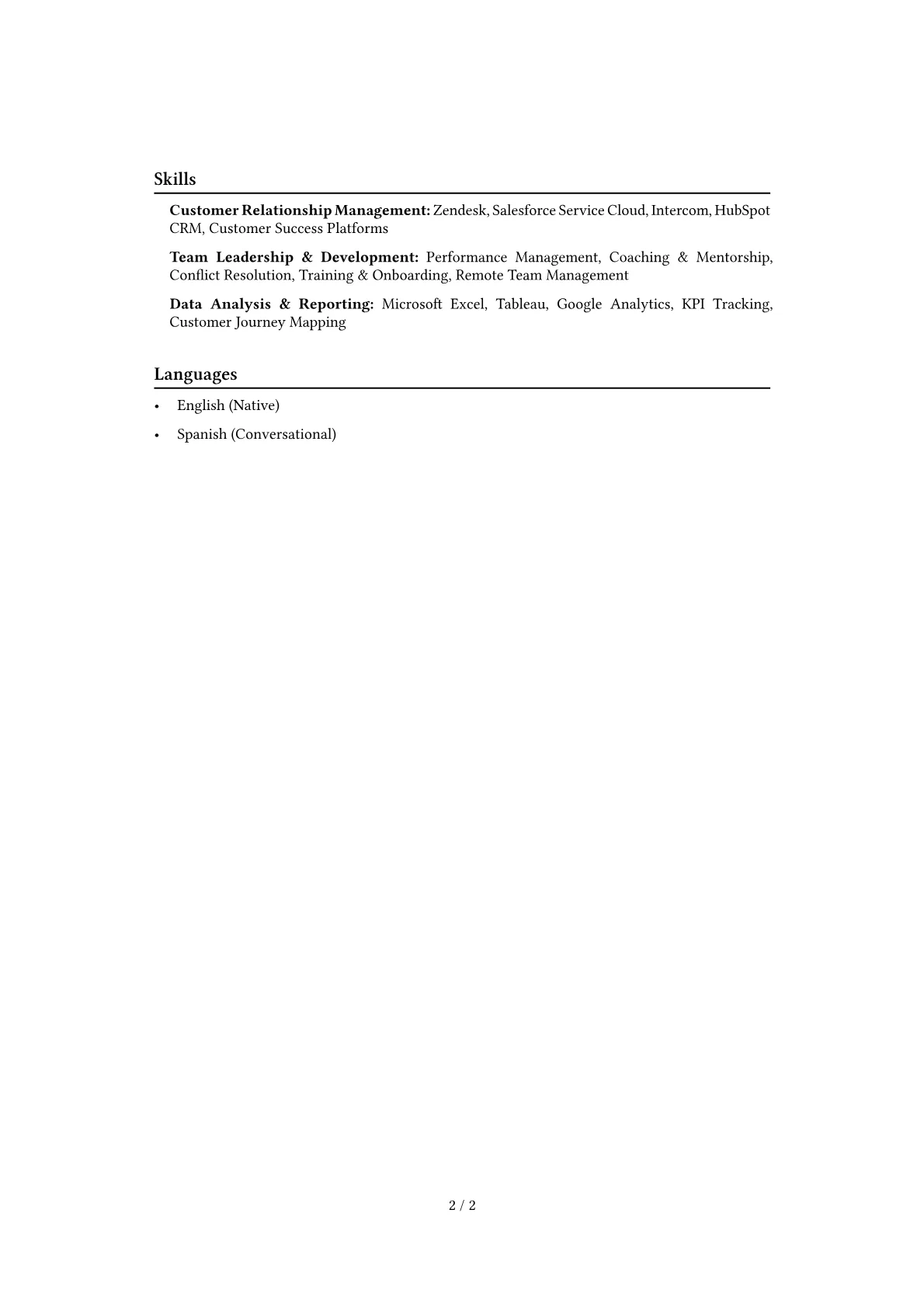 Career changer version - Page 2