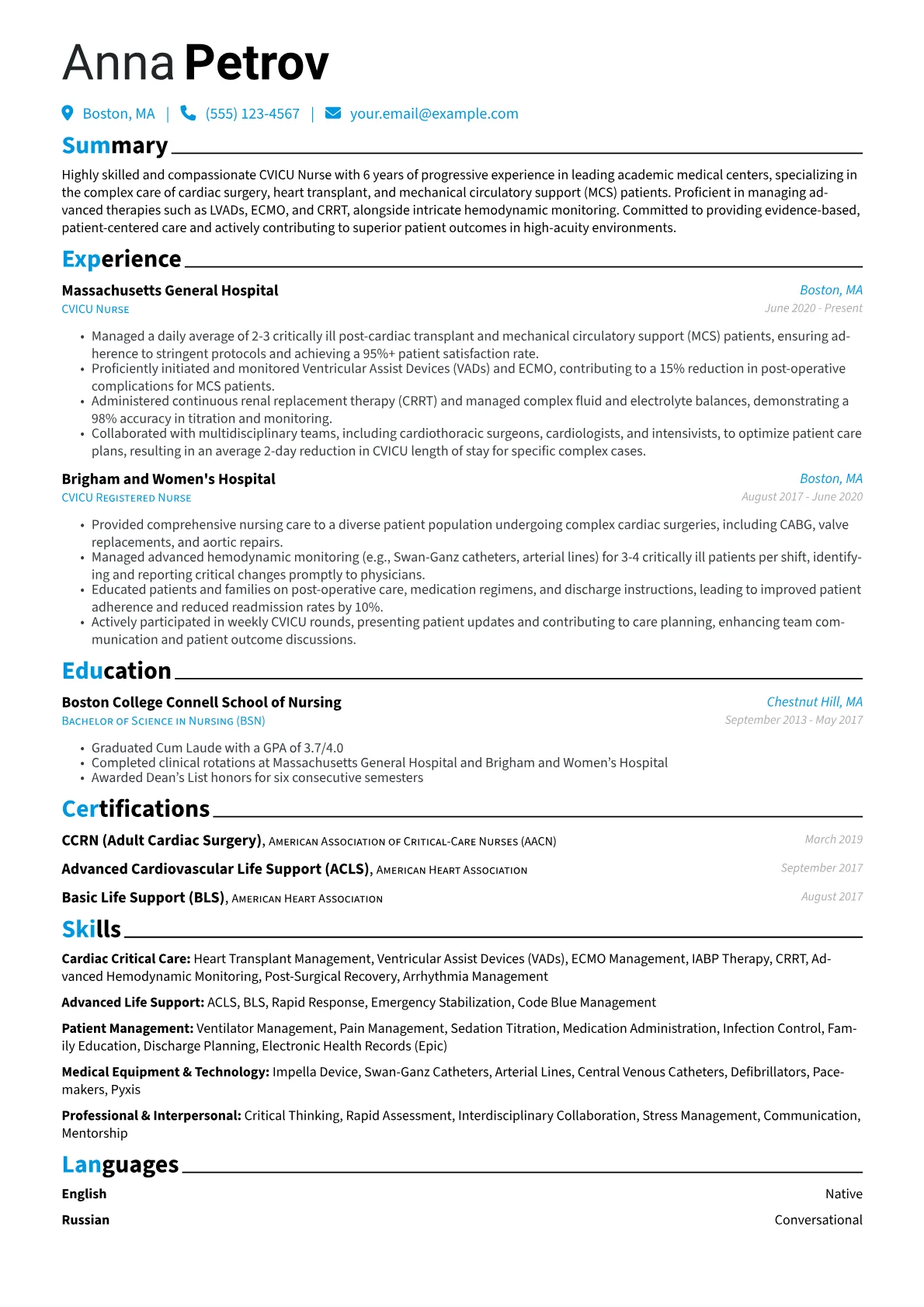 Cardiac Critical Care version - Page 1