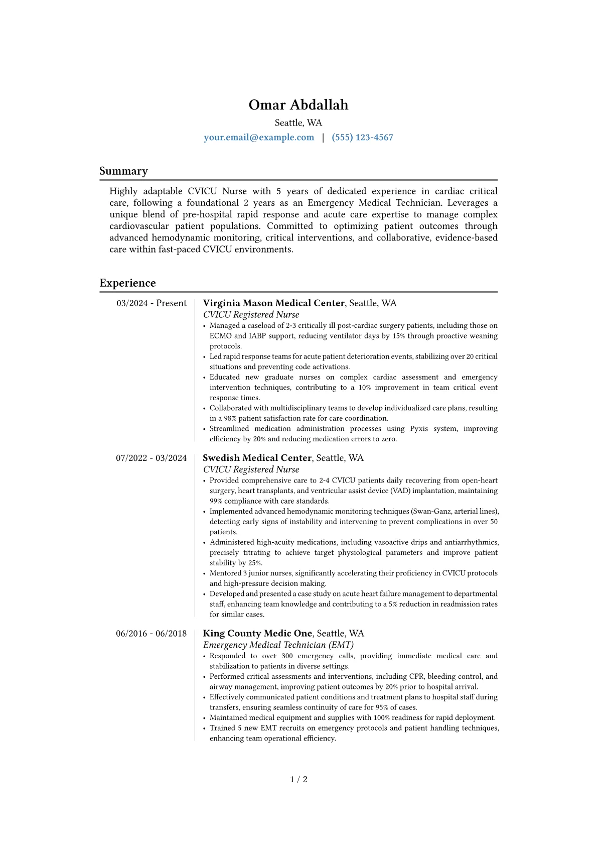 Career changer version - Page 1