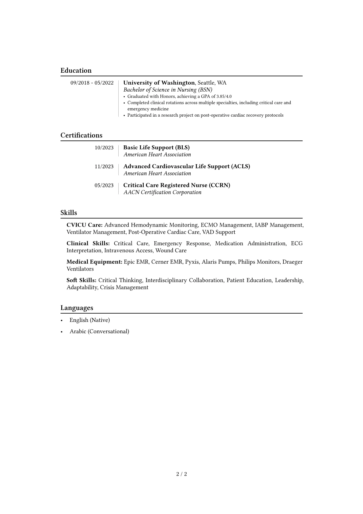 Career changer version - Page 2