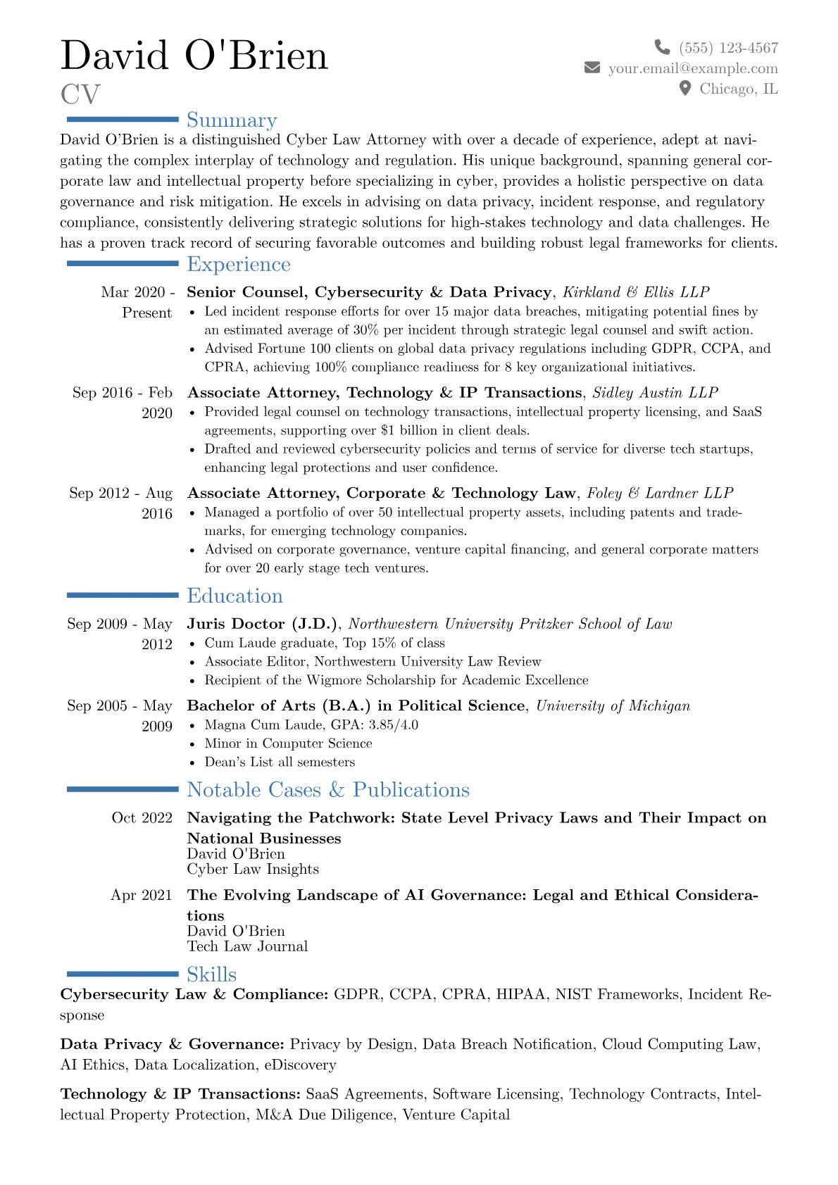 Career changer version - Page 1