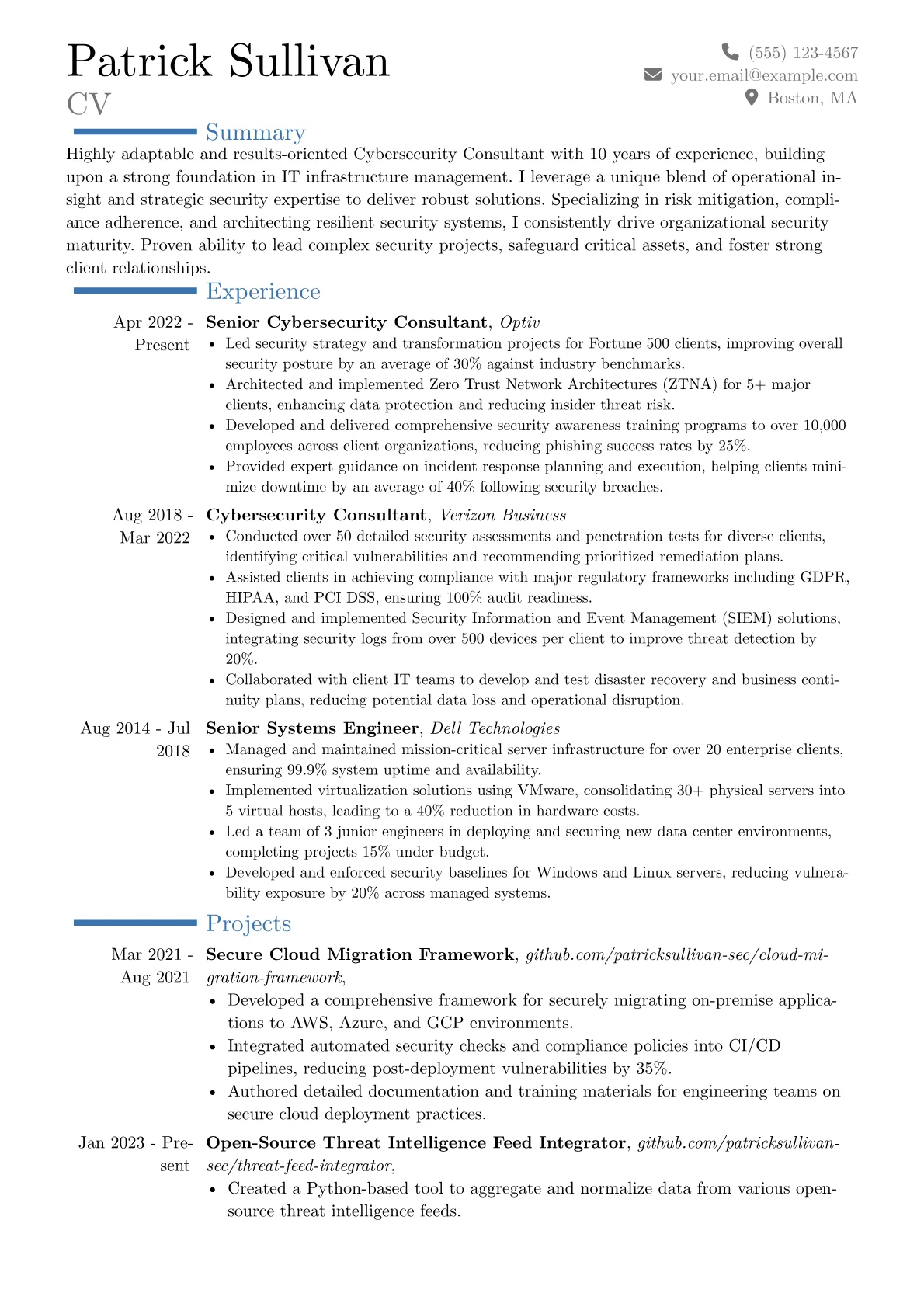 Career changer version - Page 1