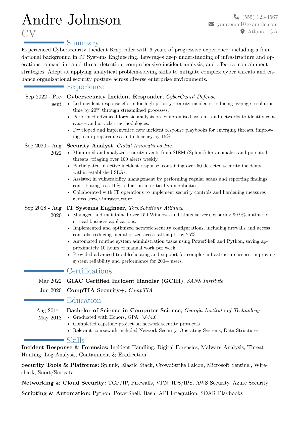 Career changer version - Page 1