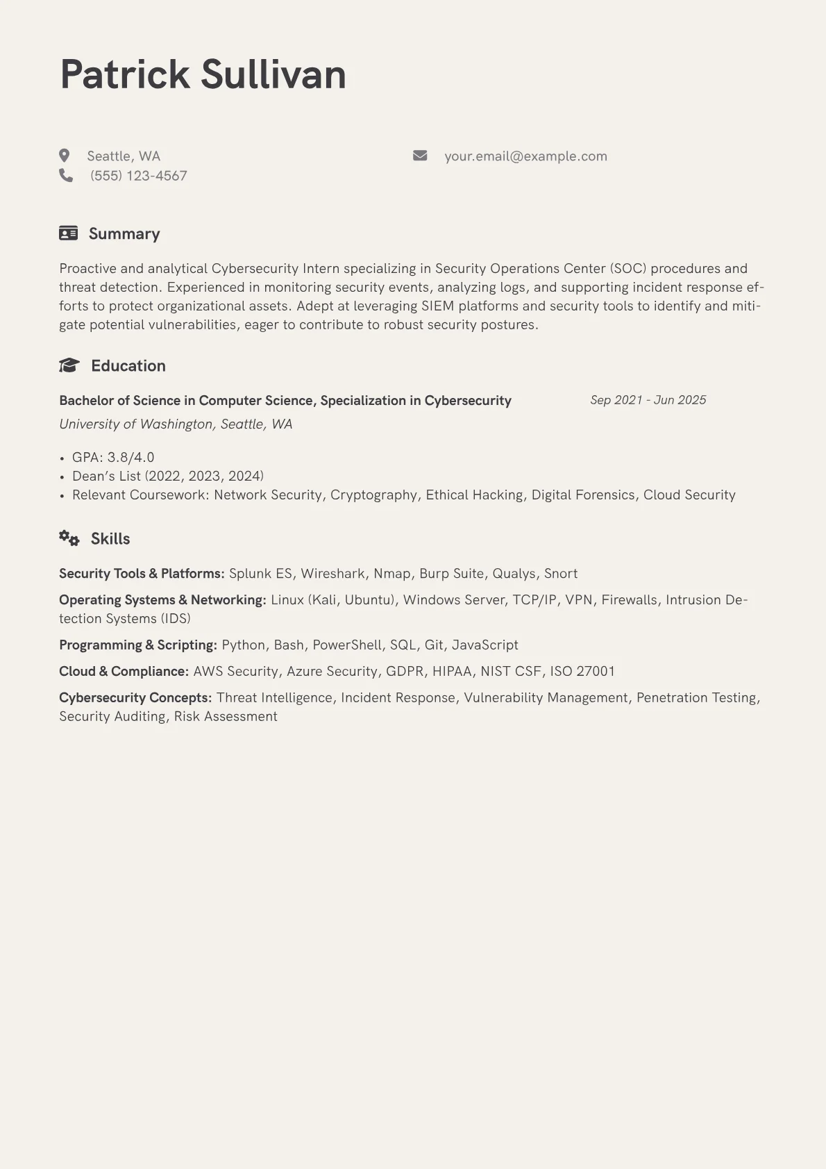 Cybersecurity Intern version - Page 1