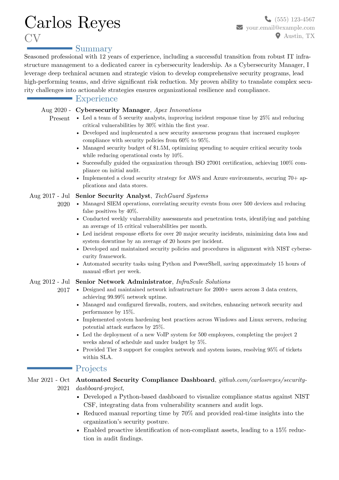 Career changer version - Page 1