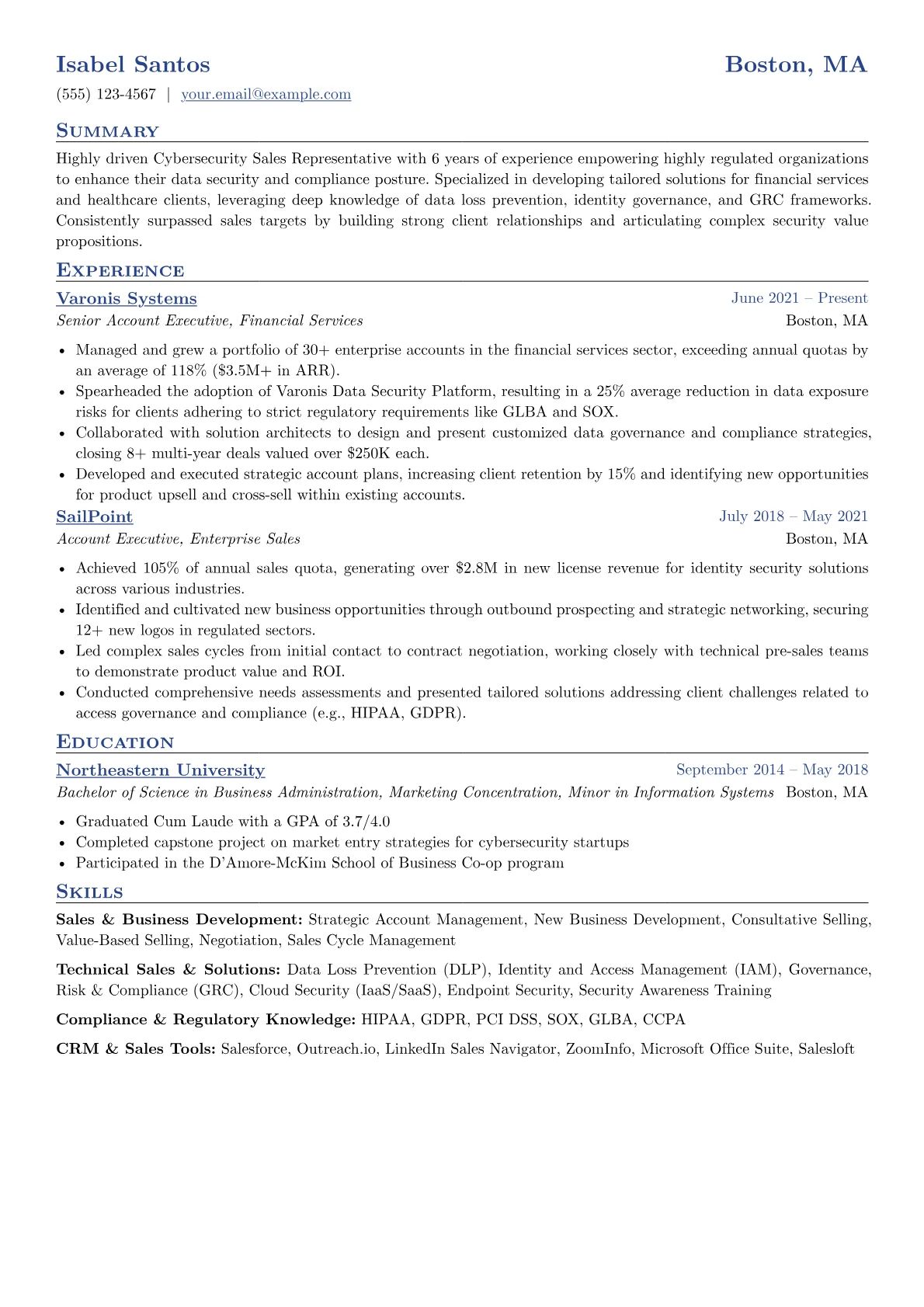 Financial Services version - Page 1
