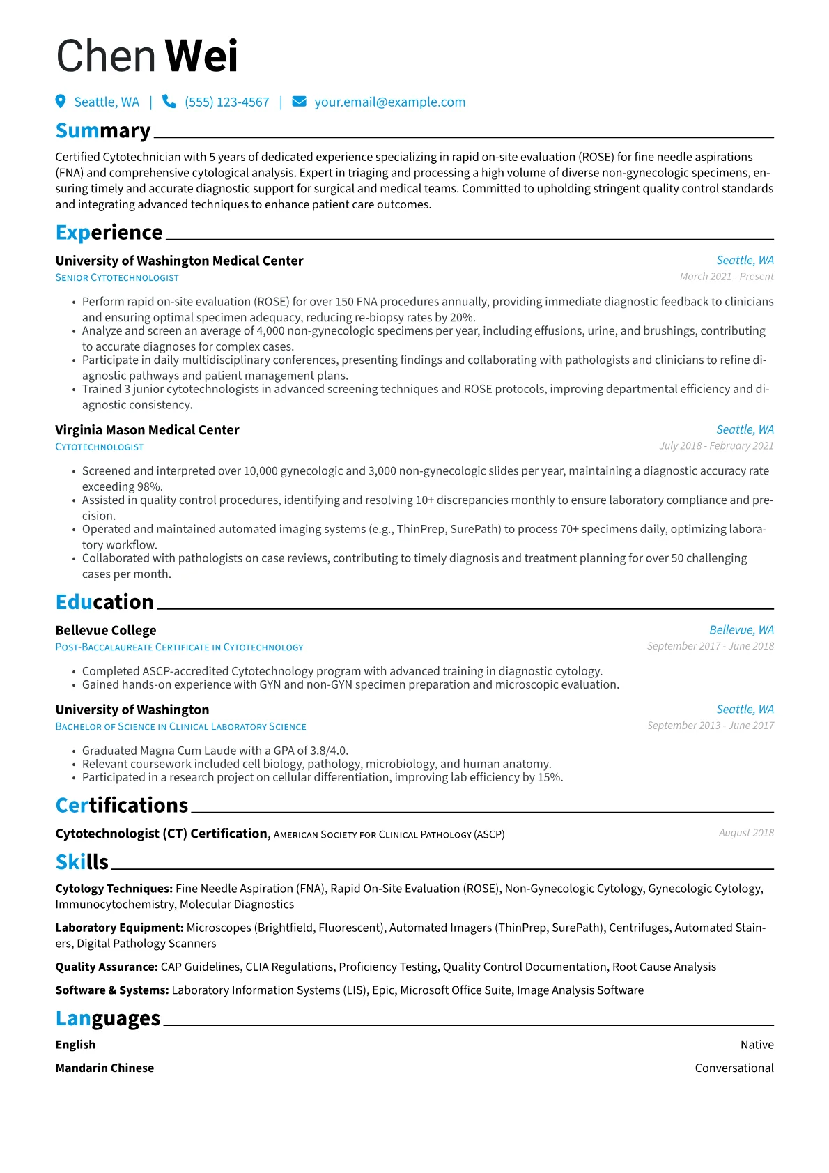 Cytotechnician version - Page 1