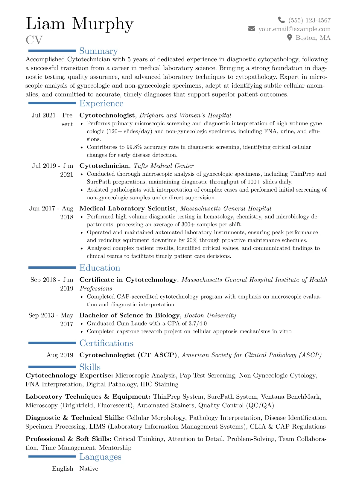 Career changer version - Page 1