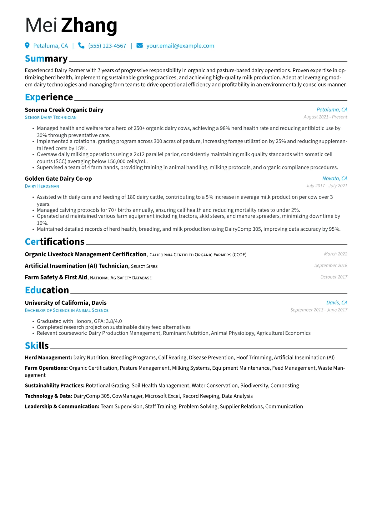 Organic Dairy Farmer version - Page 1