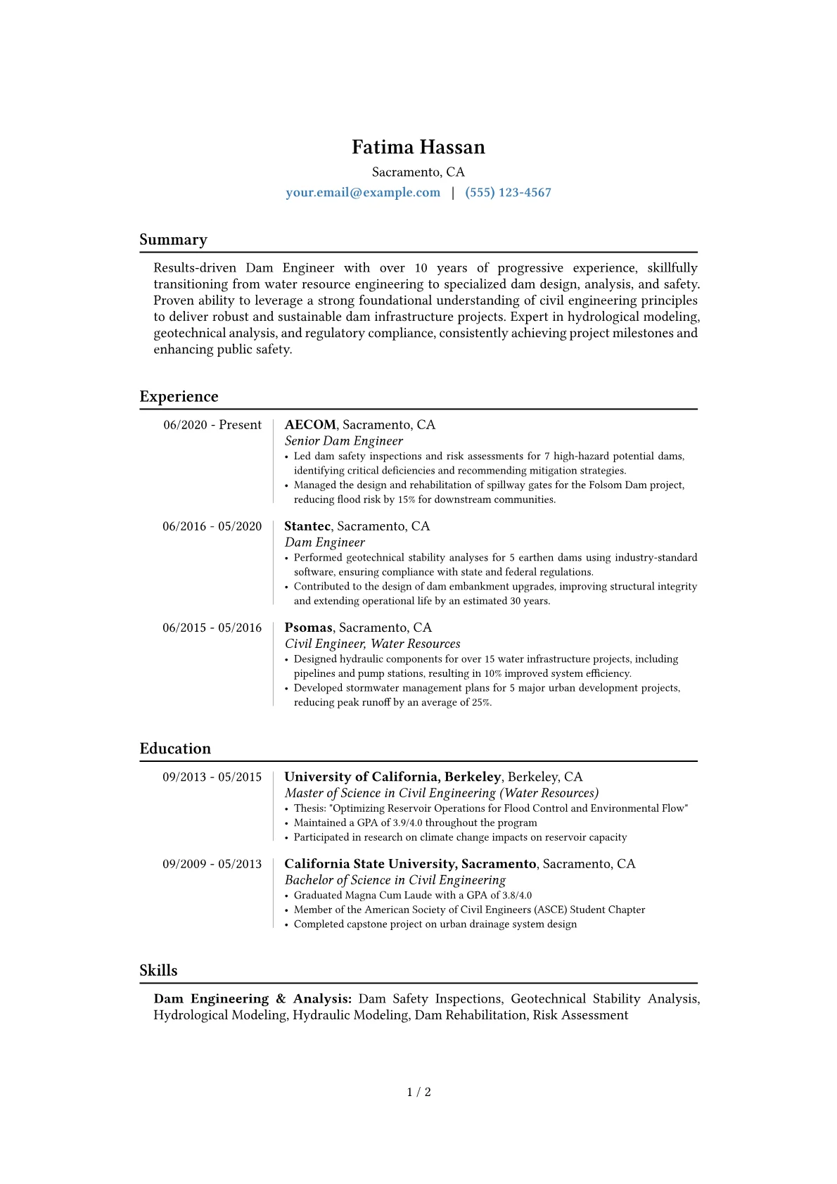 Career changer version - Page 1