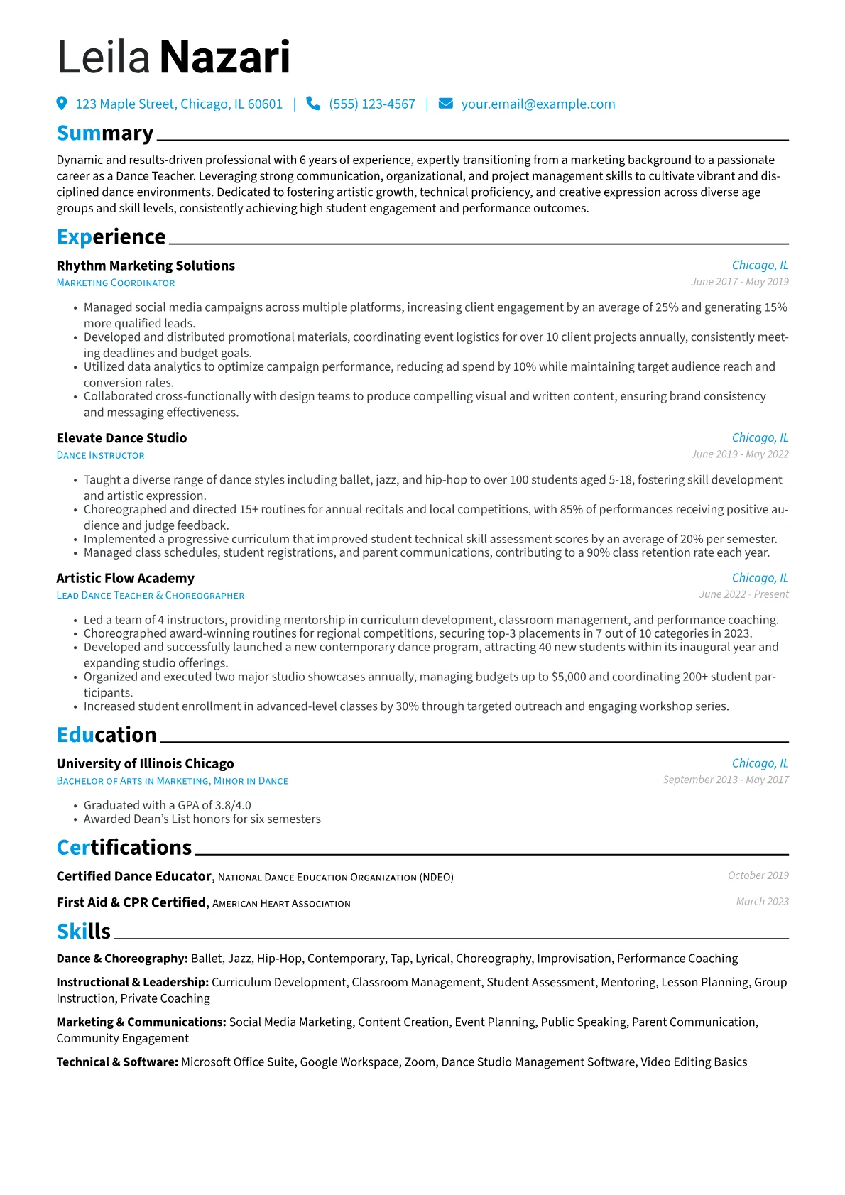 Career changer version - Page 1