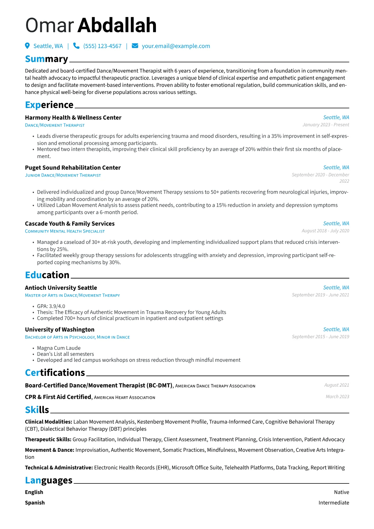 Career changer version - Page 1