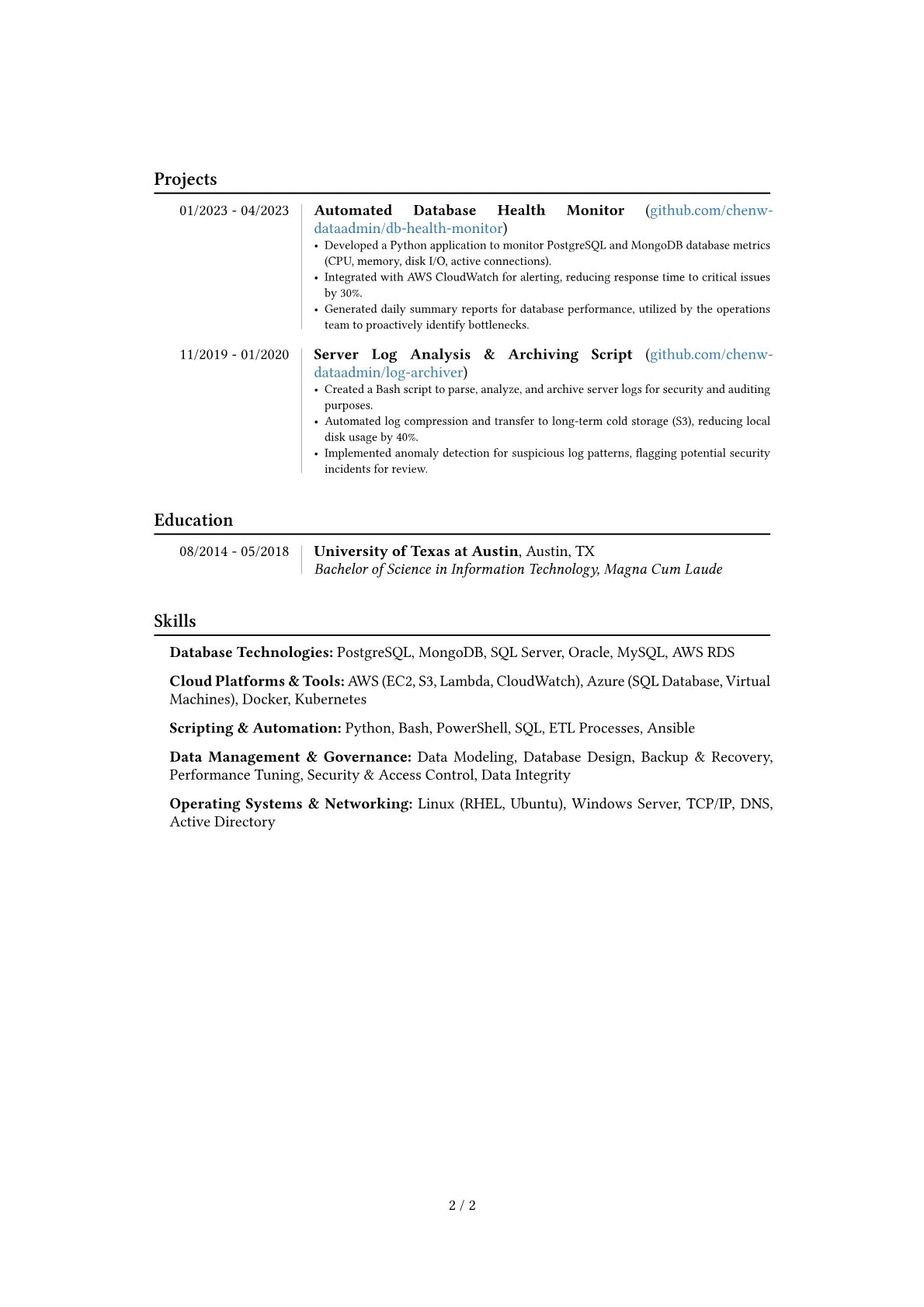 Career changer version - Page 2
