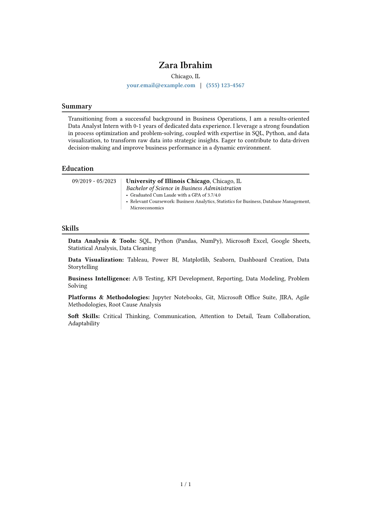 Career changer version - Page 1