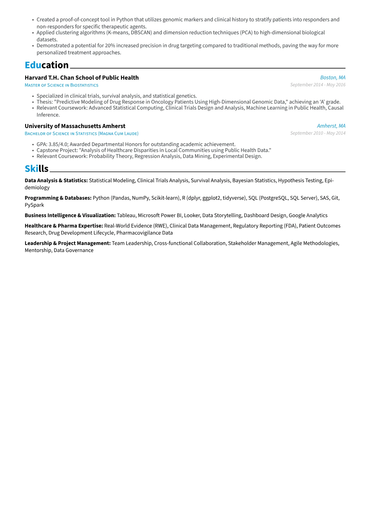 Data Analytics Manager resume example, Data Analytics Manager, page 2