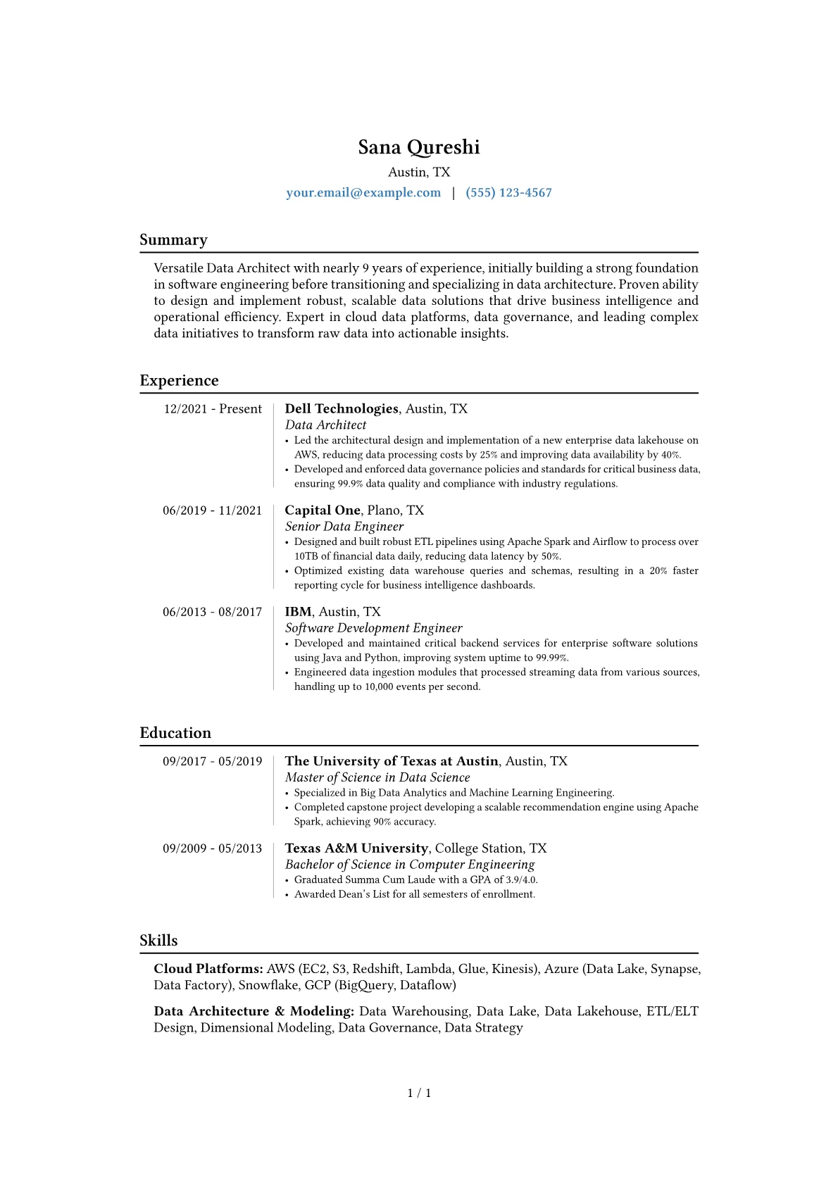 Career changer version - Page 1