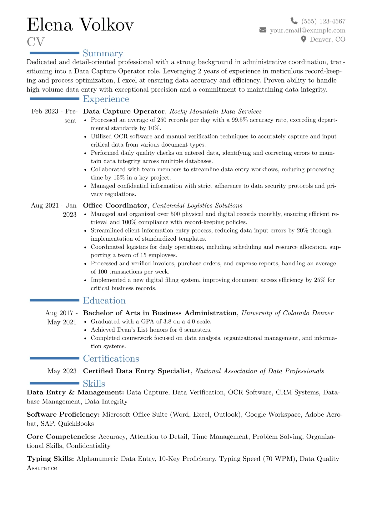 Career changer version - Page 1