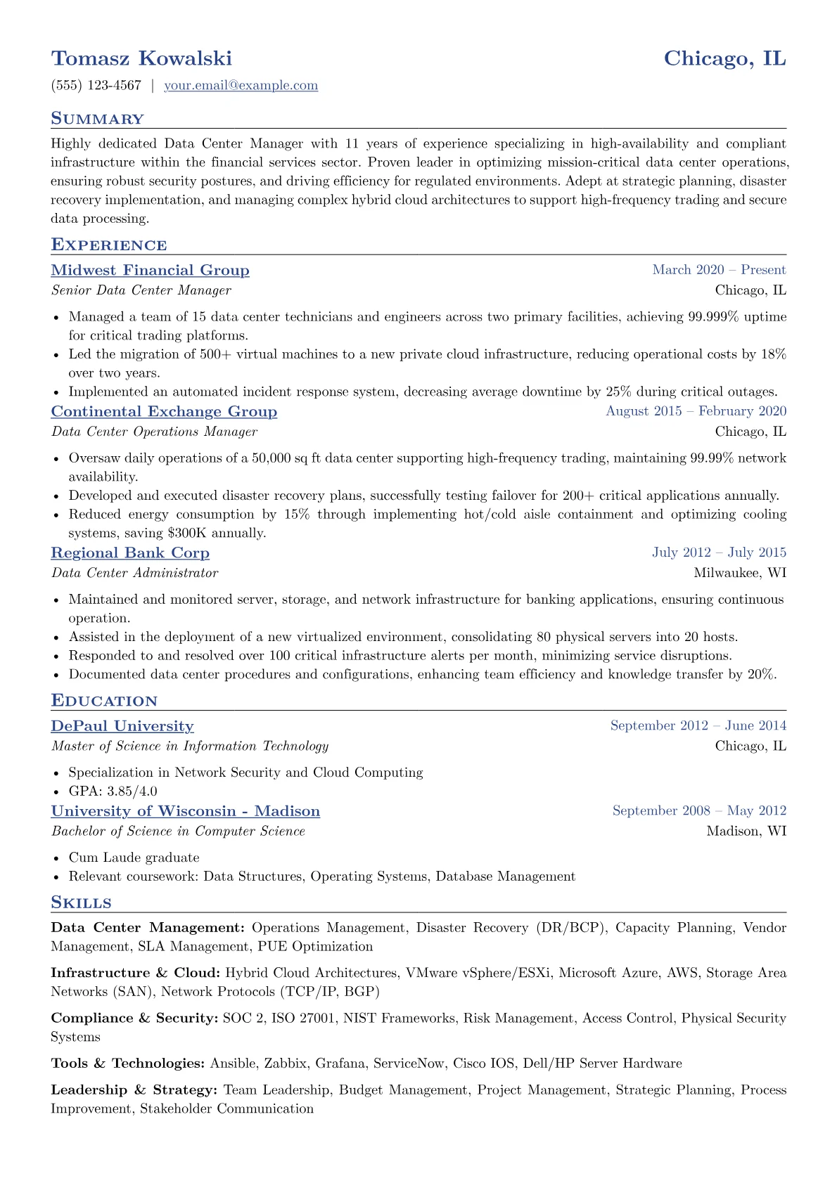 Financial Services version - Page 1