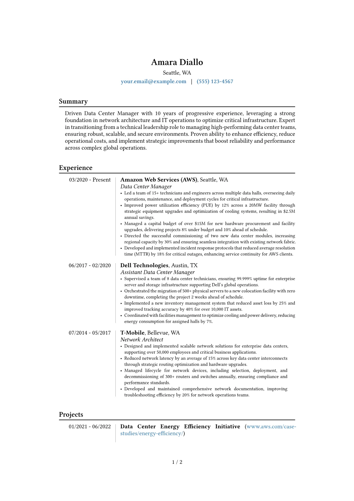 Career changer version - Page 1