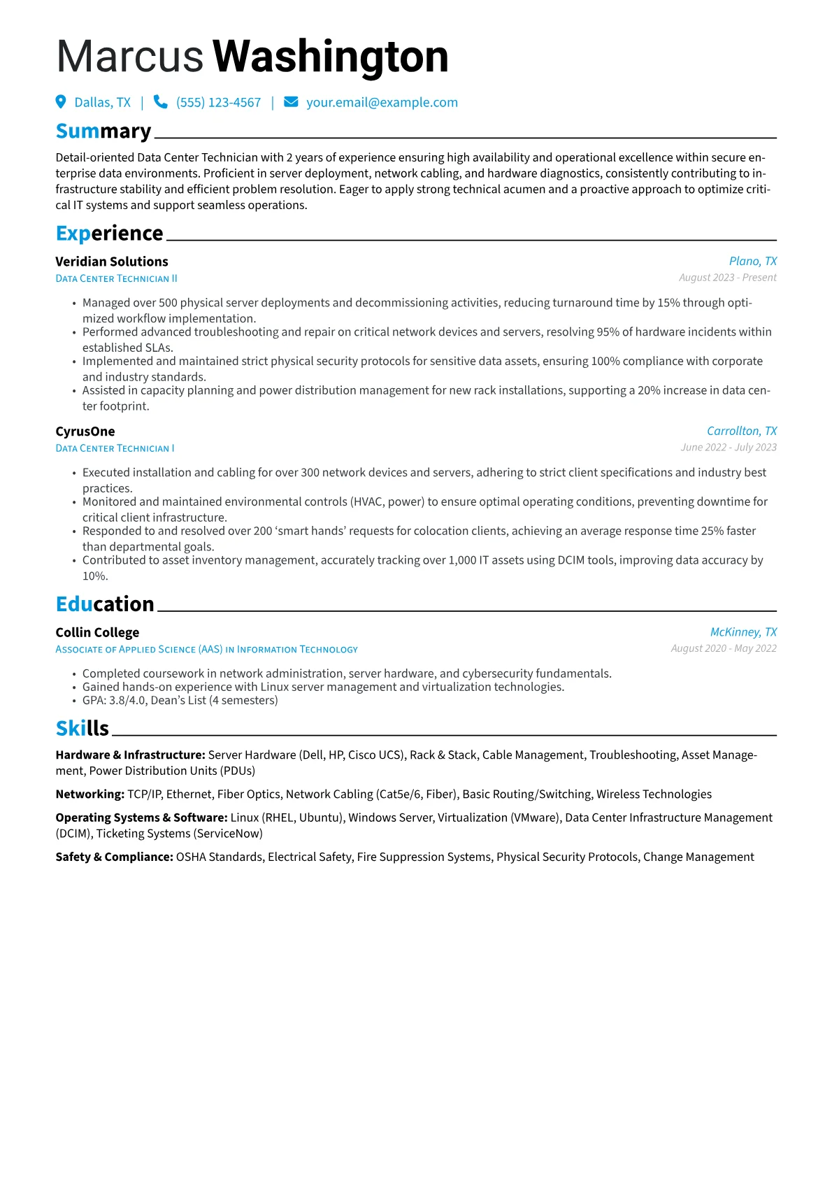 Hardware & Infrastructure version - Page 1