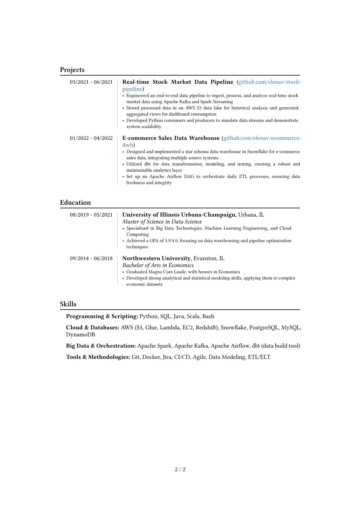 Career changer version - Page 2