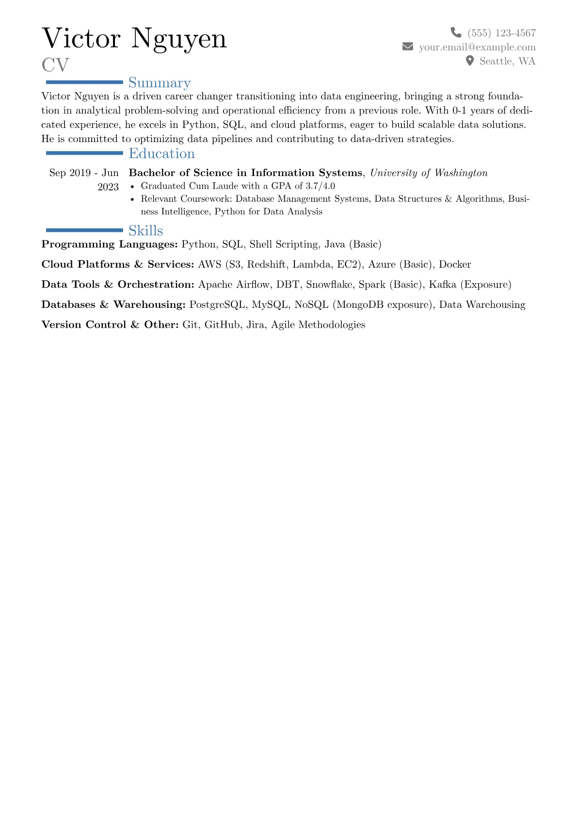 Career changer version - Page 1
