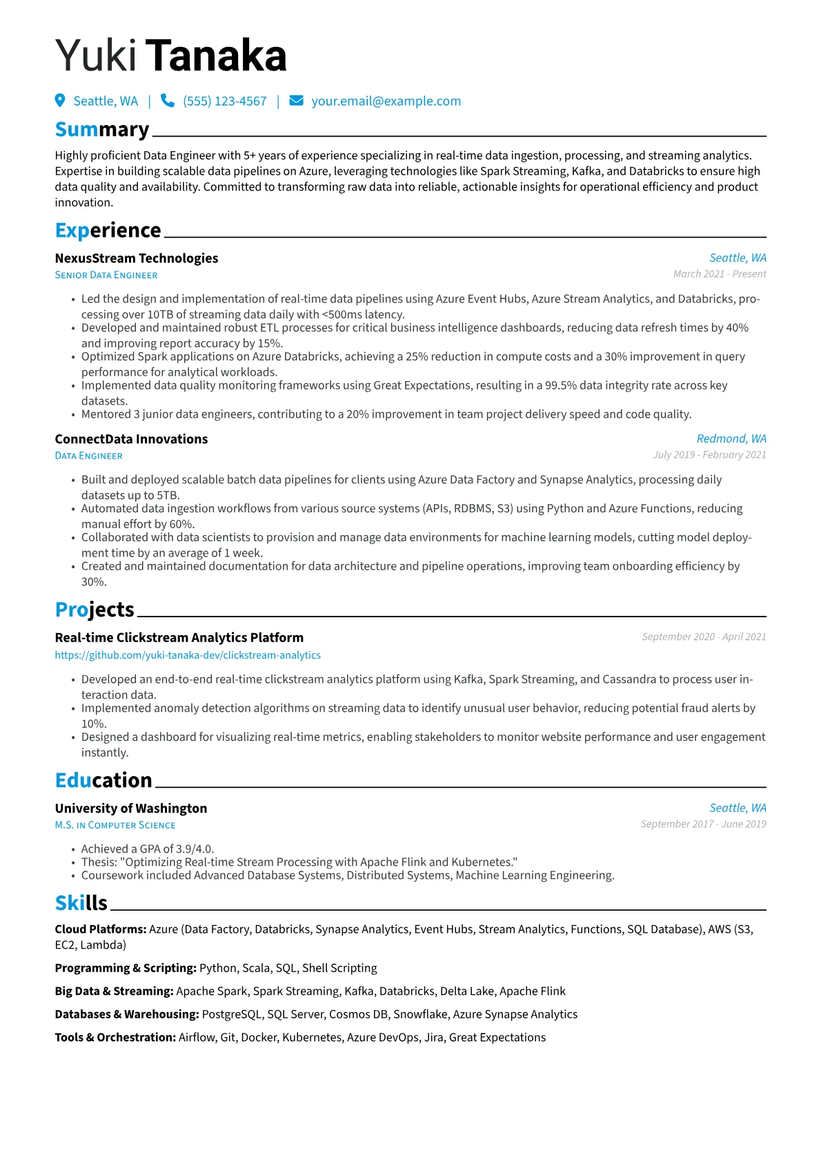 Real-time Data Engineer version - Page 1