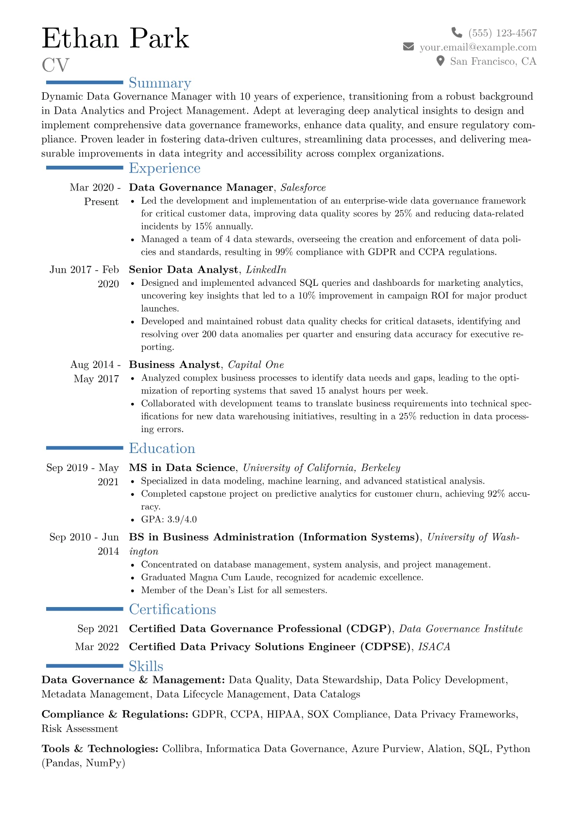 Career changer version - Page 1