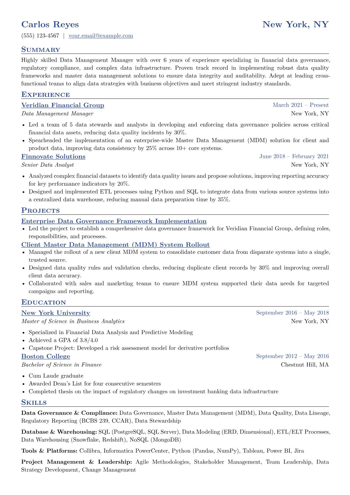 Data Governance version - Page 1