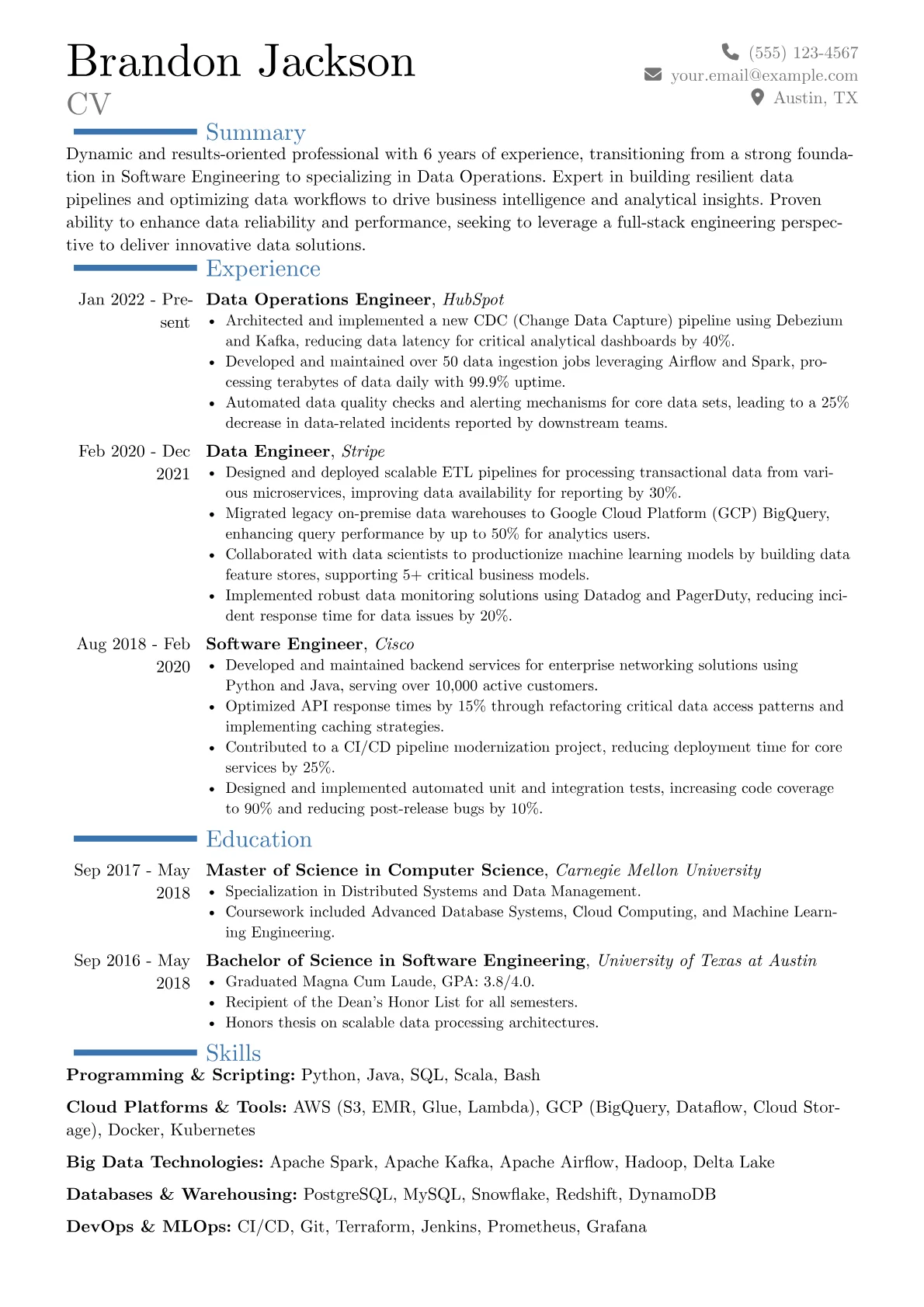 Career changer version - Page 1