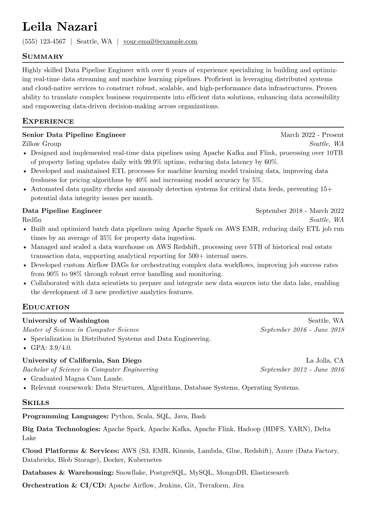 Data Pipeline Engineer version - Page 1