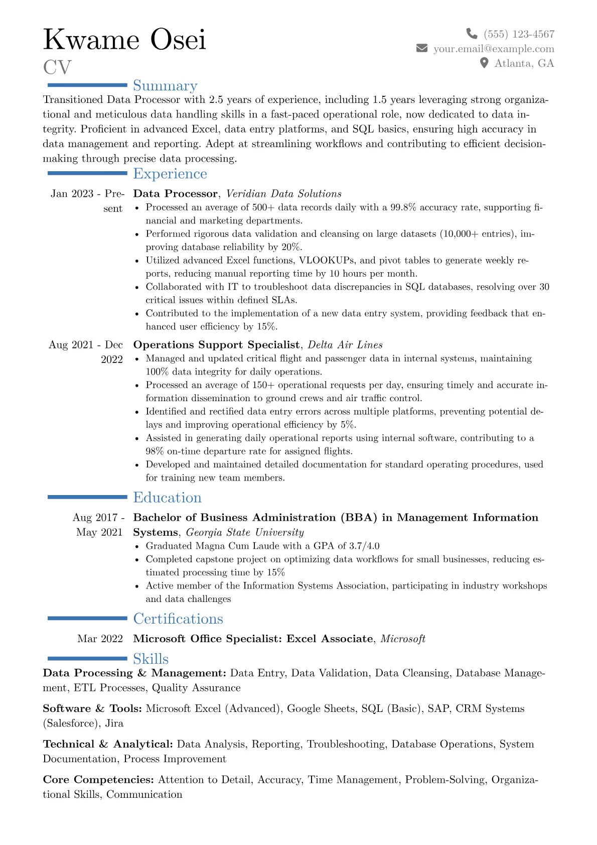 Career changer version - Page 1
