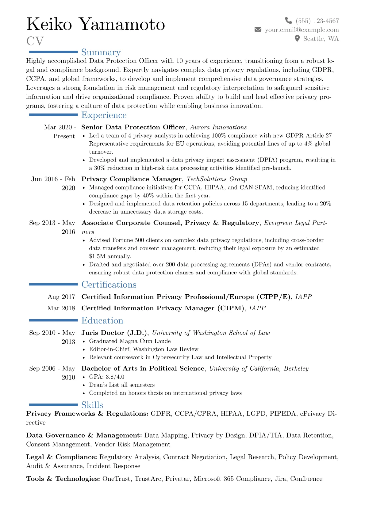 Career changer version - Page 1