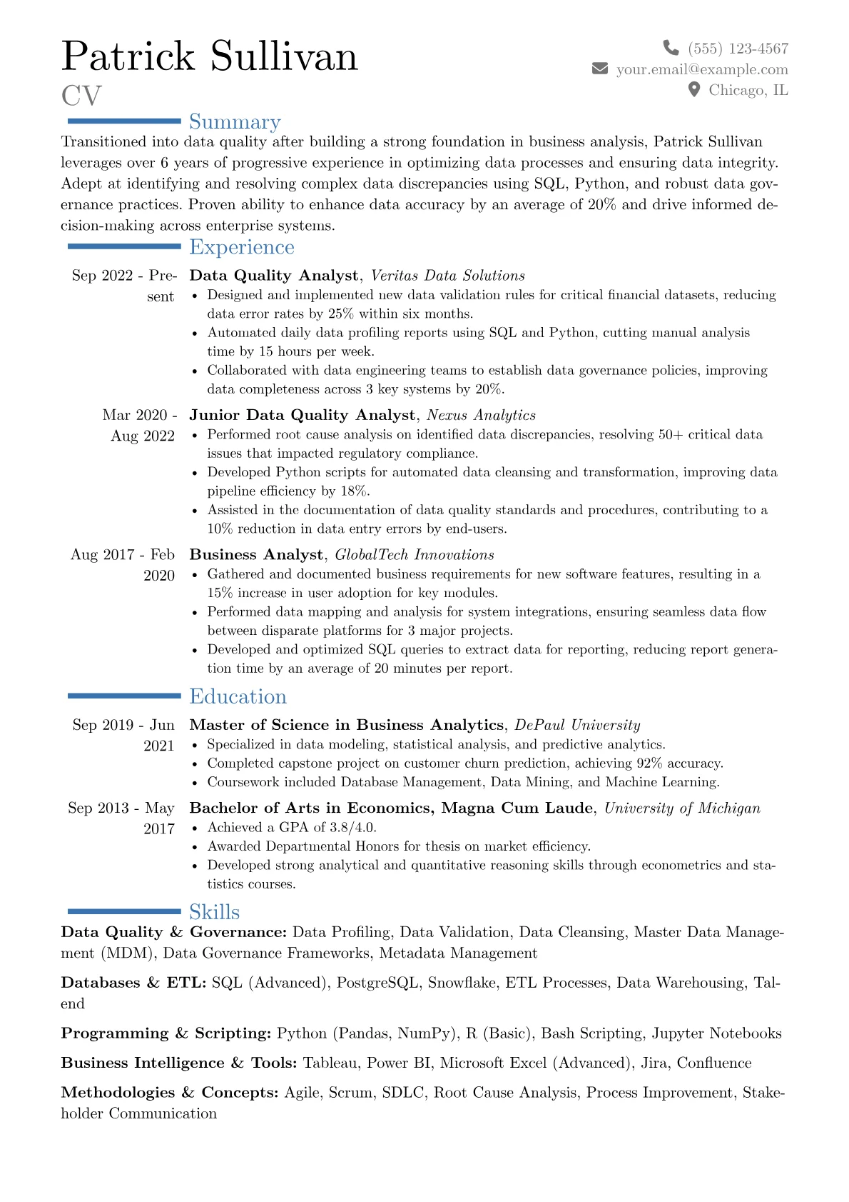 Career changer version - Page 1