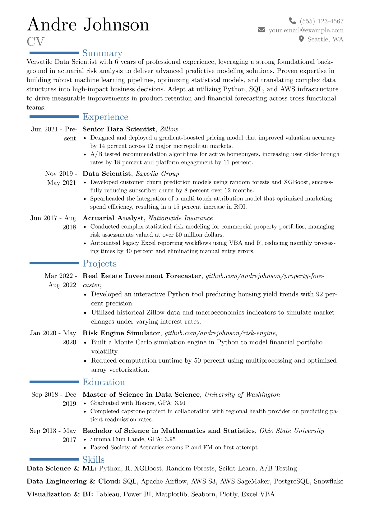 Career changer version - Page 1