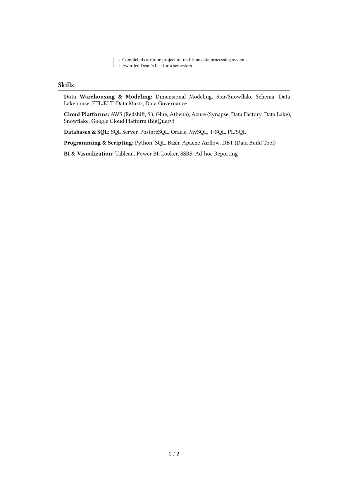 Career changer version - Page 2