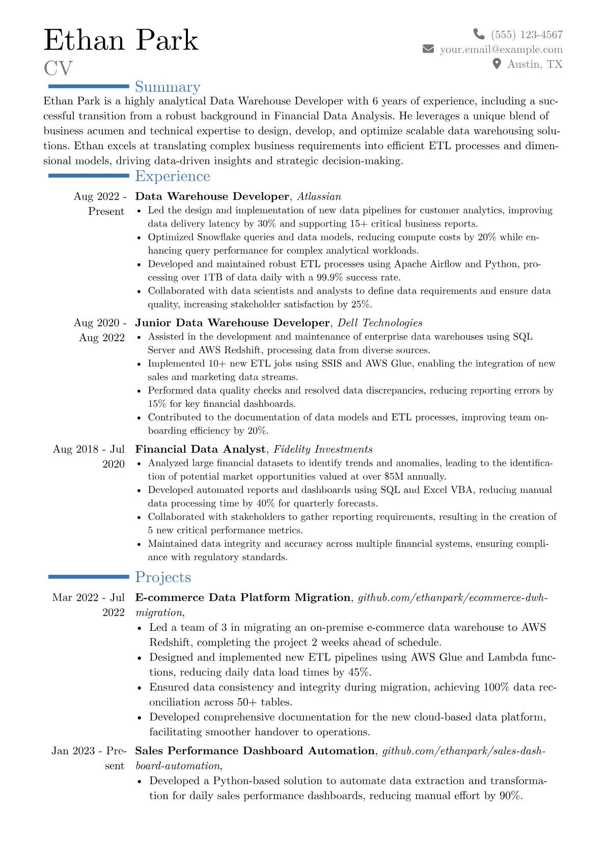 Career changer version - Page 1