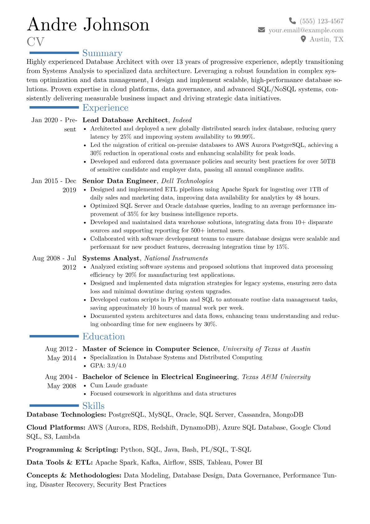 Career changer version - Page 1