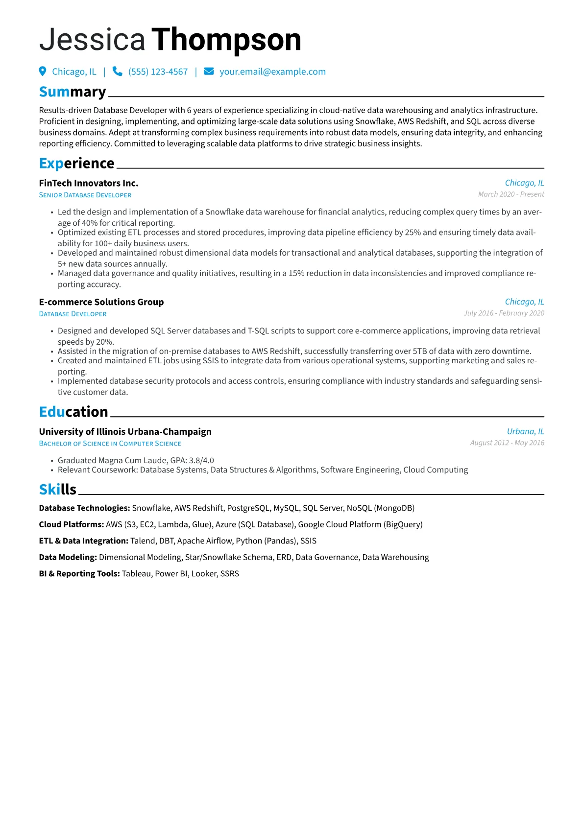 Cloud Data Warehousing version - Page 1