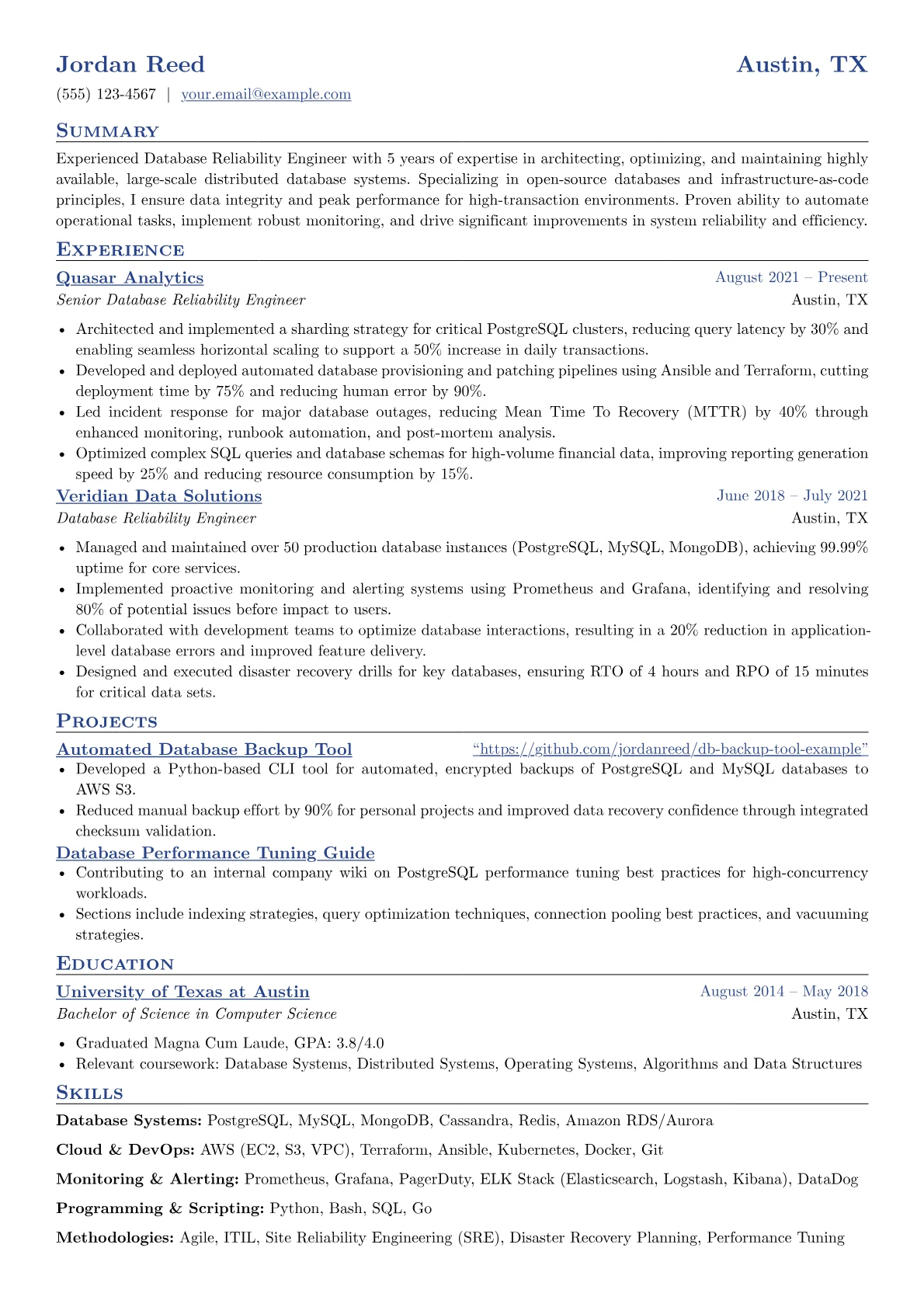 Distributed Database version - Page 1
